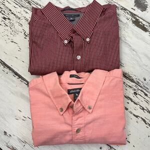 2 Eddie Bauer Shirts men’s 2XL & 2XLT, long sleeve button down Classic fit. NICE
